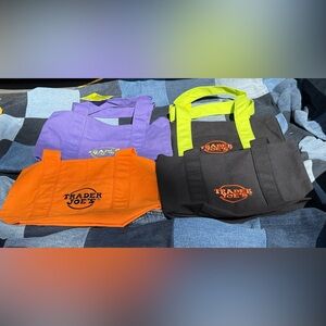 Trader Joes Limited Edition Halloween Mini Tote Bags